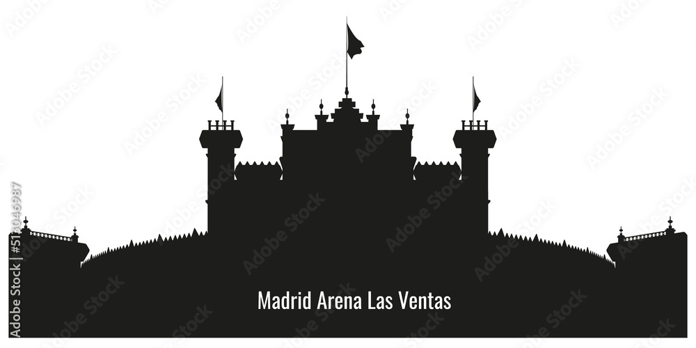 Madrid Arena Las Ventas Silhouette