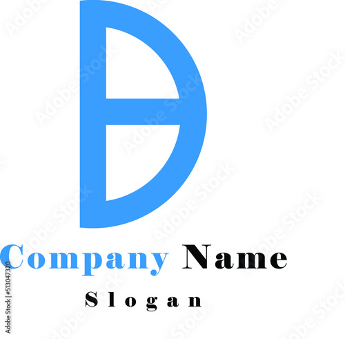 Initial letter B logo vector design template, Modern Logo eps 10