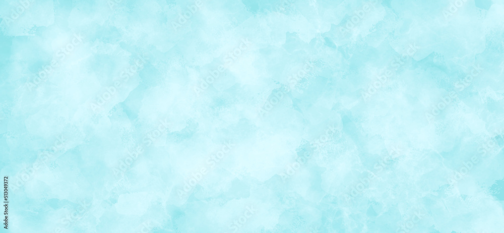 Abstract blue watercolor texture background, Grunge watercolor paint splash and stains