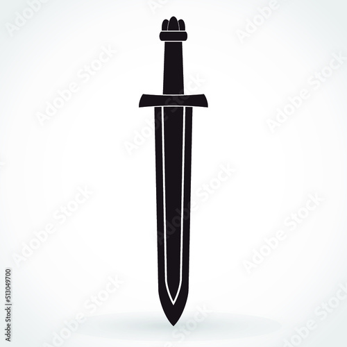 simple viking sword symbol