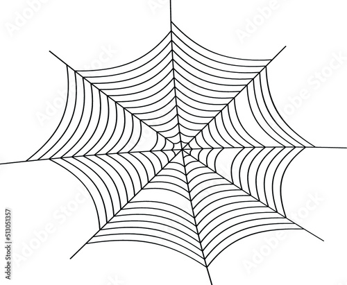 Cobweb vector illustration. Spider web
