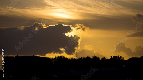 Spectacular Autumn Sunset, Incredible Clouds