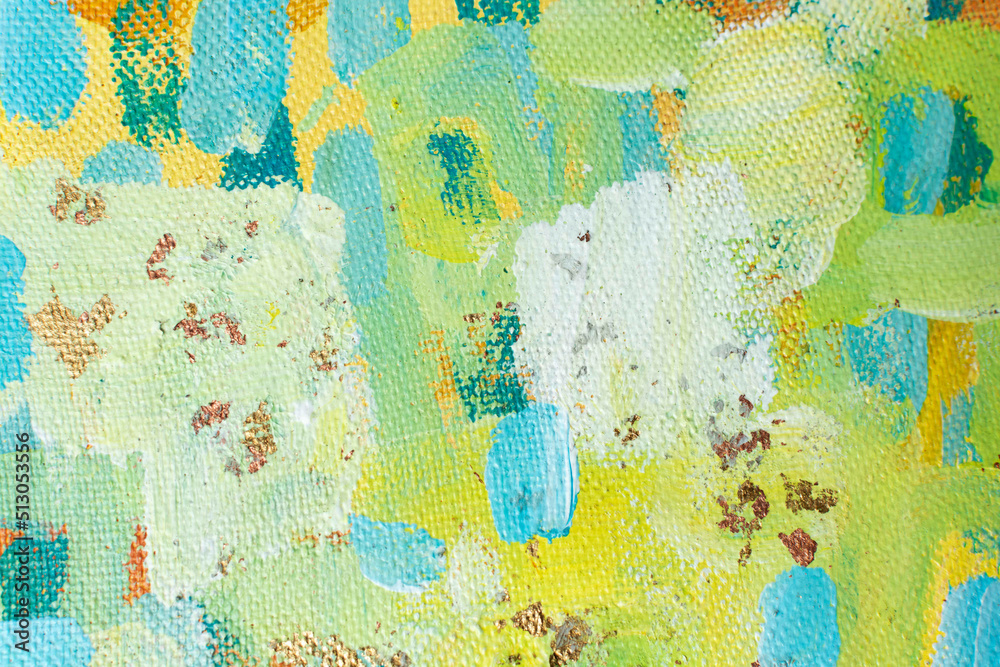 Fotografie Abstract multicolor background with impasto textures