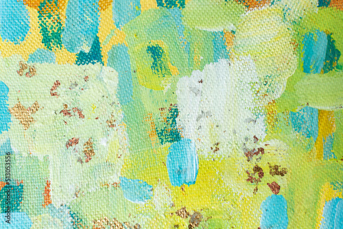 Photography Abstract multicolor background with impasto textures
