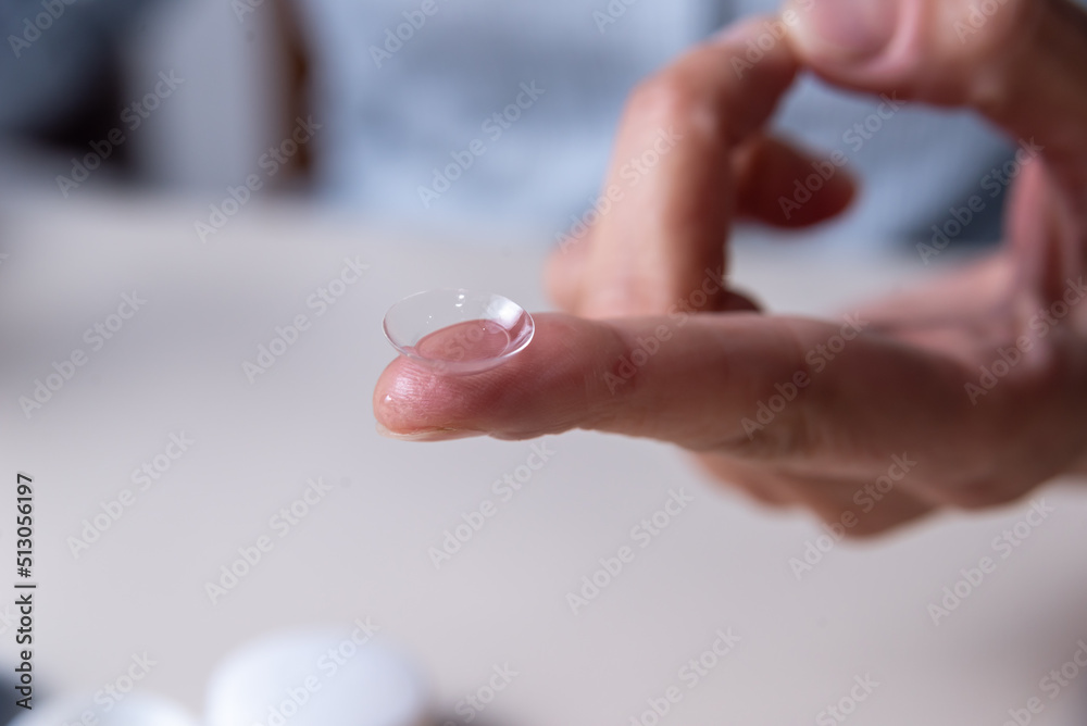 close up of contact lenses, copy space, myopia and astigmatism, vision concept, selective focusing close up of contact lenses, copy space, myopia and astigmatism, vision concept, selective focusing