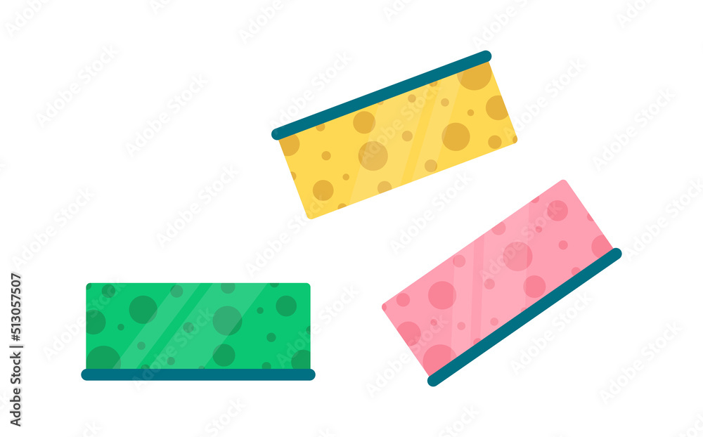 Fotografie Washing sponges icon. Vector illustration