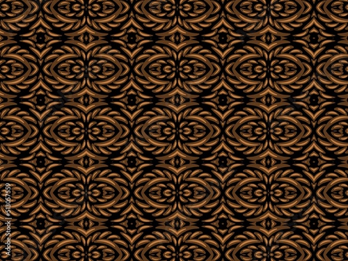 Traditional ornament texture seamles patterns background. Geometric motif ornamental patterns, suitable for the textile industry. Creative work hand drawing. Digital art illustration