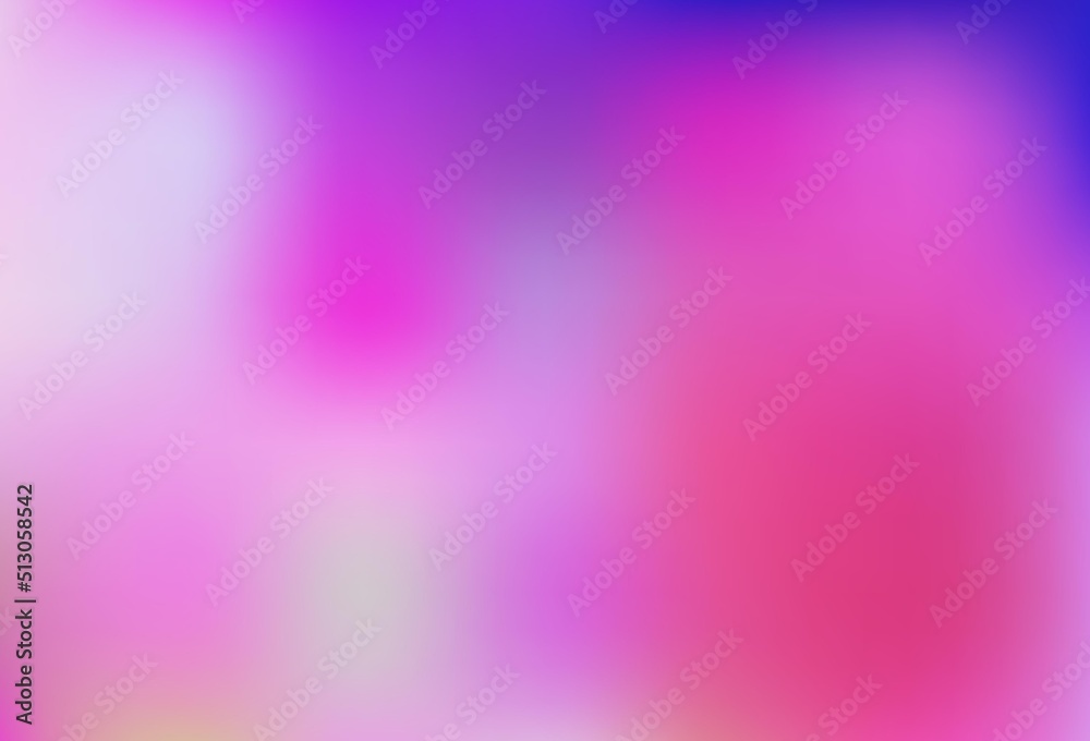 Light Pink, Blue vector blur pattern.