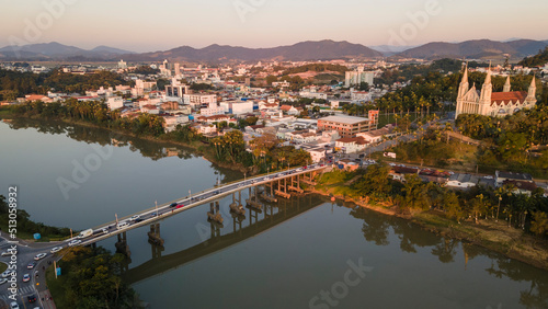 Sunset in the city of Gaspar