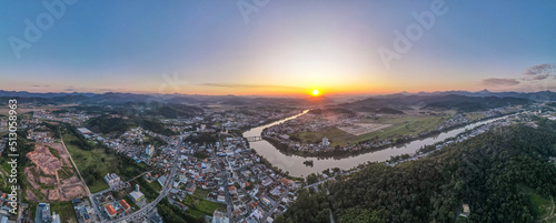 Sunset in the city of Gaspar photo