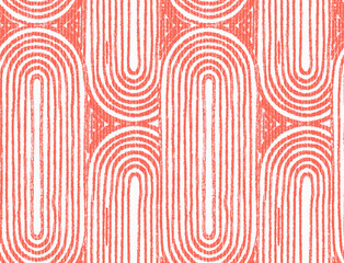 Crédence de cuisine Styles patrons Formes abstraites bohèmes mid-century créatives  © PATTERN_SPIRIT