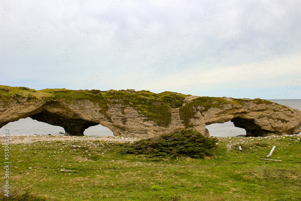 Unique photo of arches provincial park in newfoundland