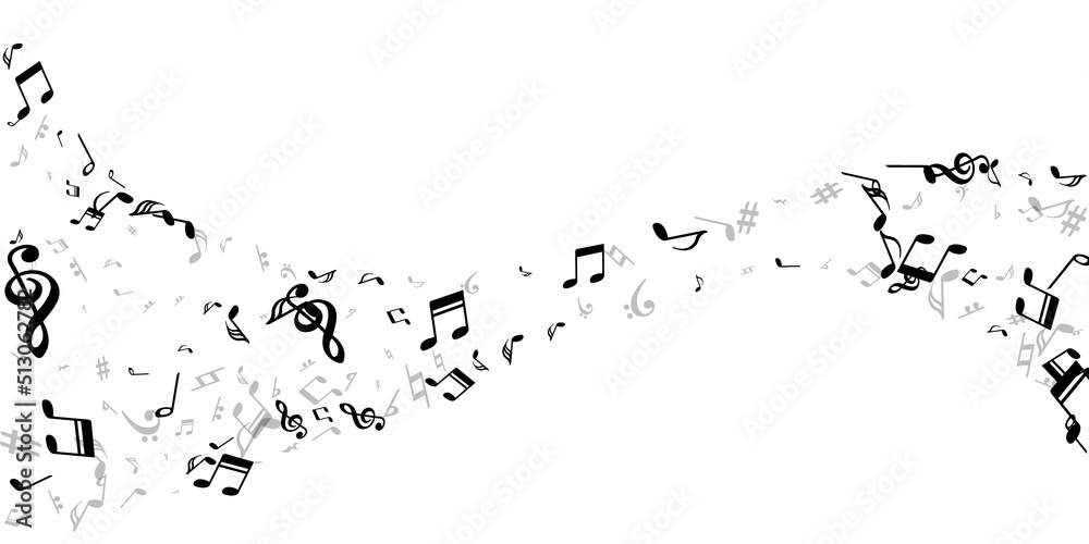 Musical note symbols vector wallpaper. Sound Musical note symbols vector wallpaper. Sound