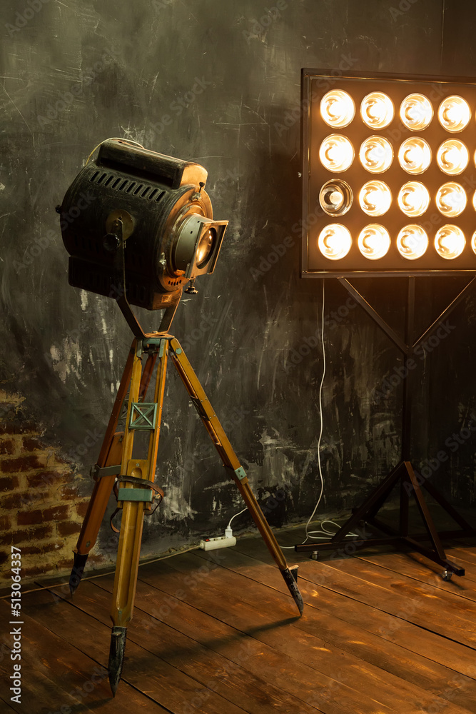 Vintage sale studio lamp