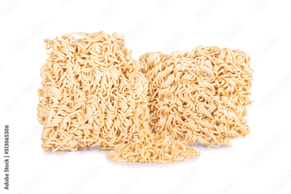 instant noodles isolated on white background pile instant noodles isolated on white background pile