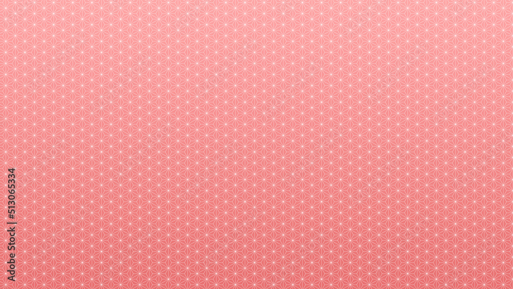 麻の葉模様の細かなパターン,ピンク 麻の葉模様の細かなパターン,ピンク