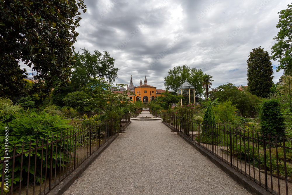 University of Padua Botanical Garden in Padua on a summer day