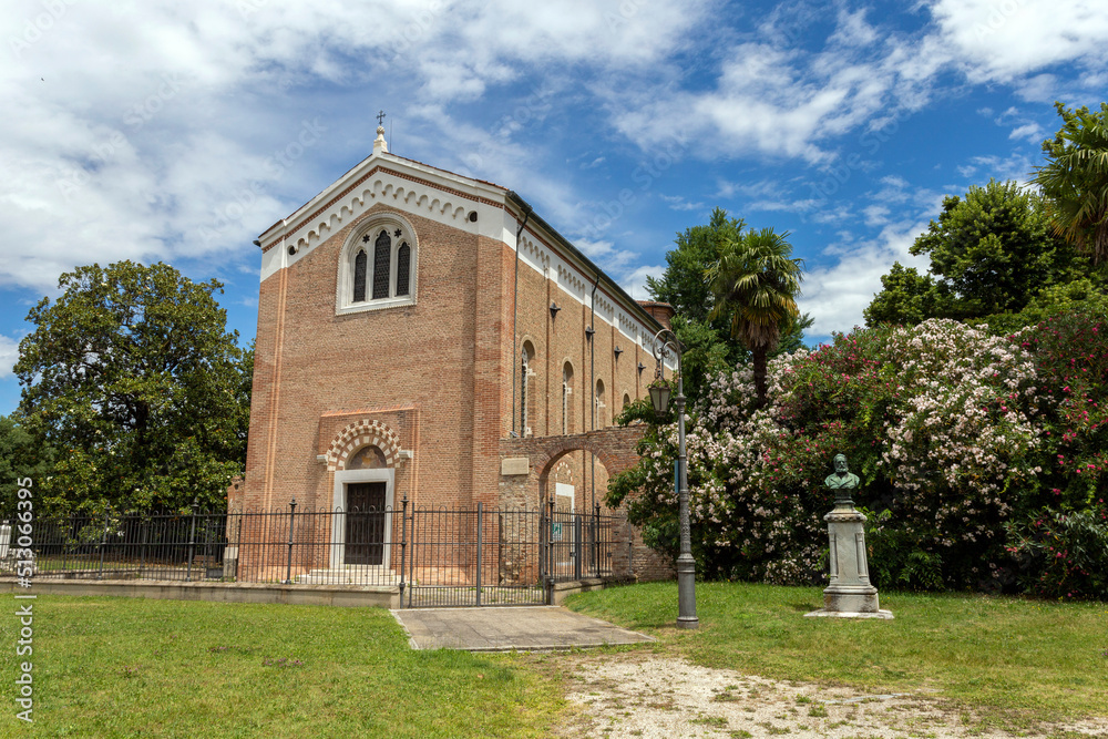 The Scrovegni Chapel in Padua on a summer day