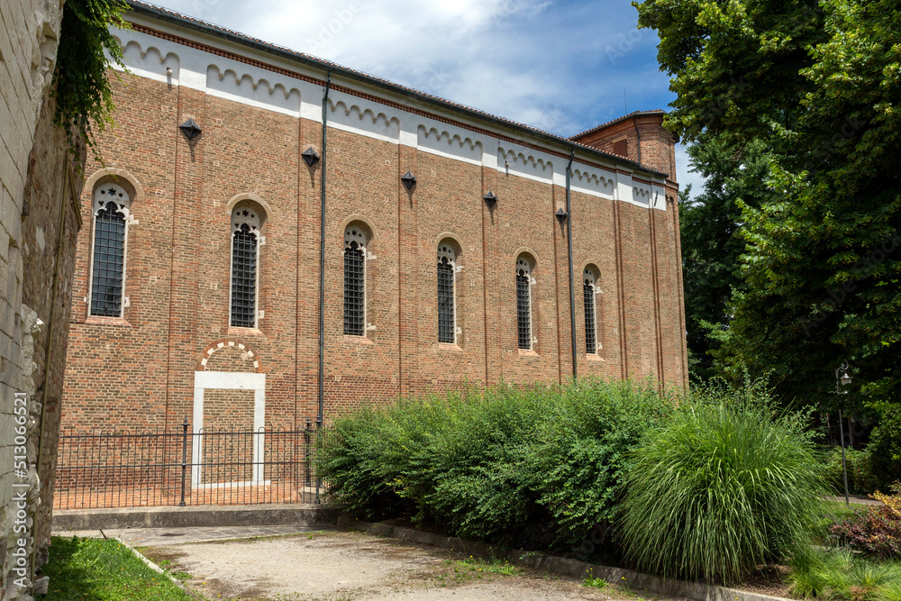 The Scrovegni Chapel in Padua on a summer day