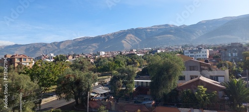 view of the city of the mountains