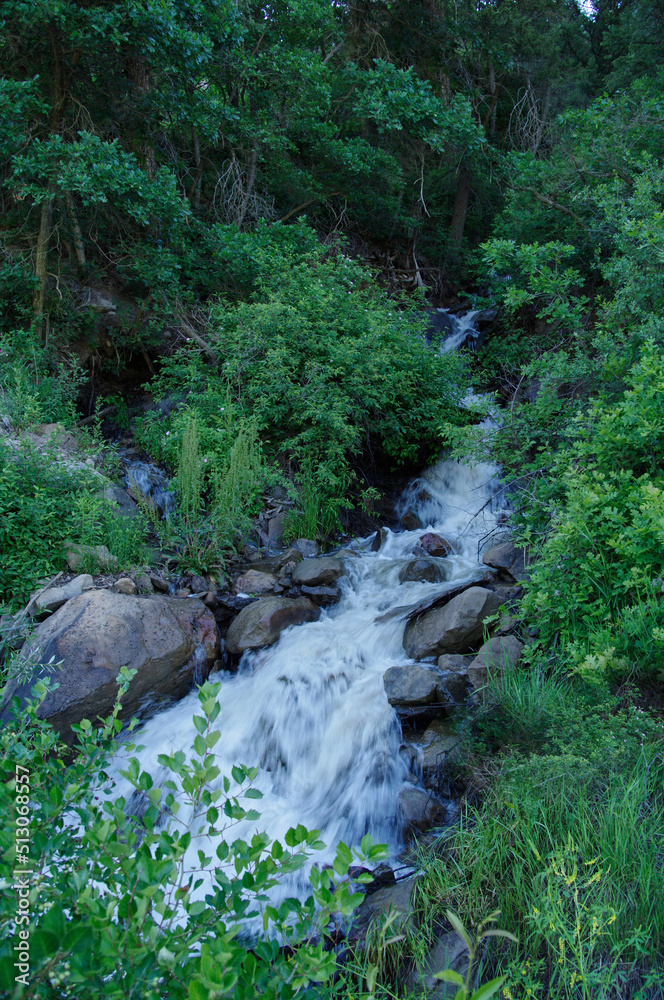 rocky mountain turbulent streams in Colorado rocky mountain turbulent streams in Colorado