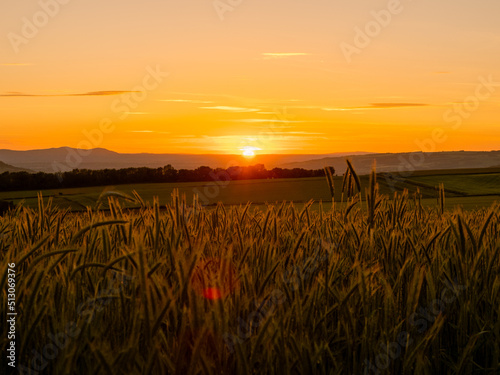 Malvern Hills in the background, shot from Sudeley Hill