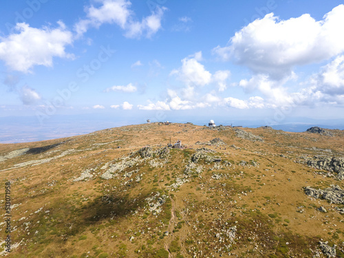 Fototapeta Naklejka Na Ścianę i Meble -  Aerial view of Vitosha Mountain, Bulgaria