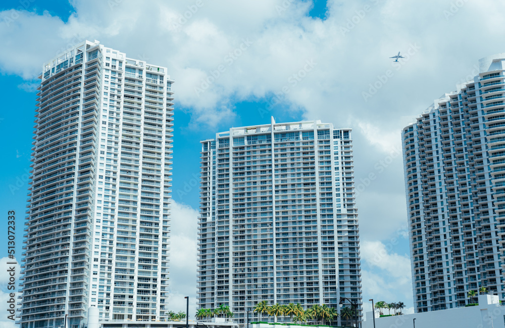 modern  building in Brickell MIAMI FLORIDA  