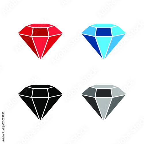 set of diamonds