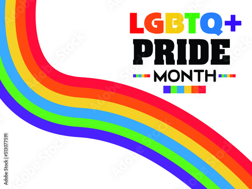 Pride month vector graphic trendy design for  LGBTQ community.