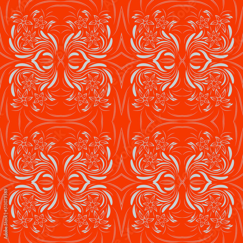 Folk flowers print Floral pattern Ethnic art