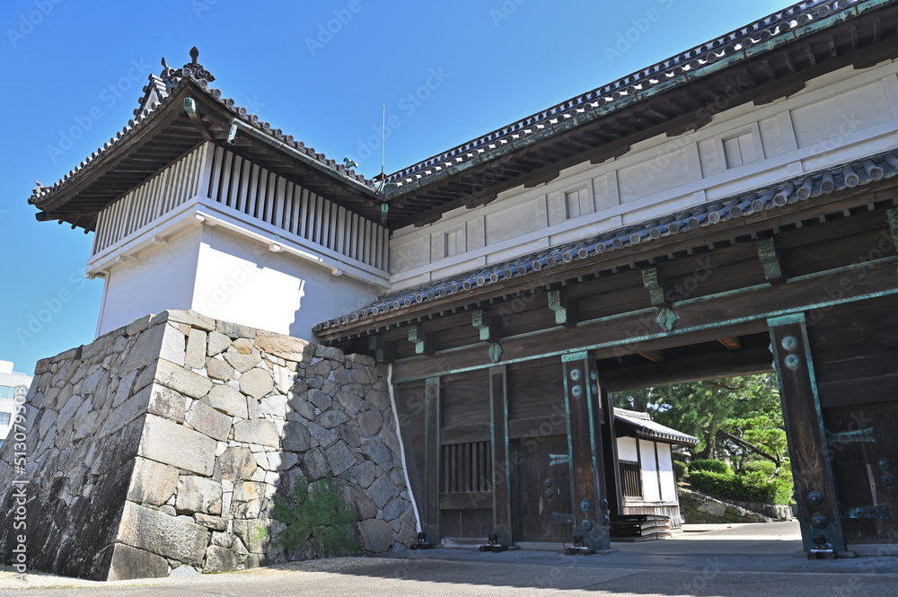 佐賀城・鯱の門と続櫓