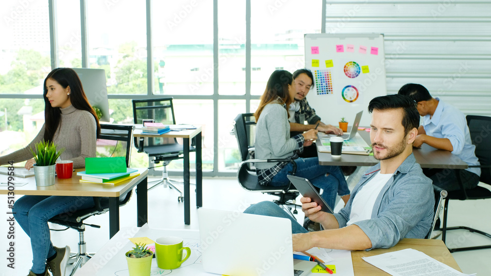 Creative people working in office, office lifestyle Creative people working in office, office lifestyle