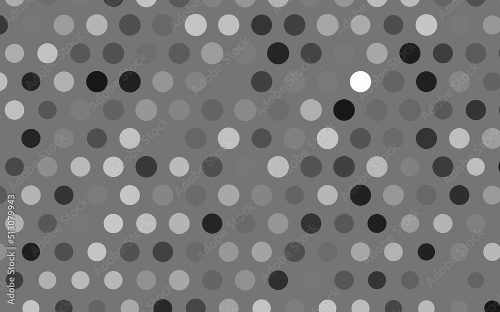 Light Silver, Gray vector cover with spots. Light Silver, Gray vector cover with spots.