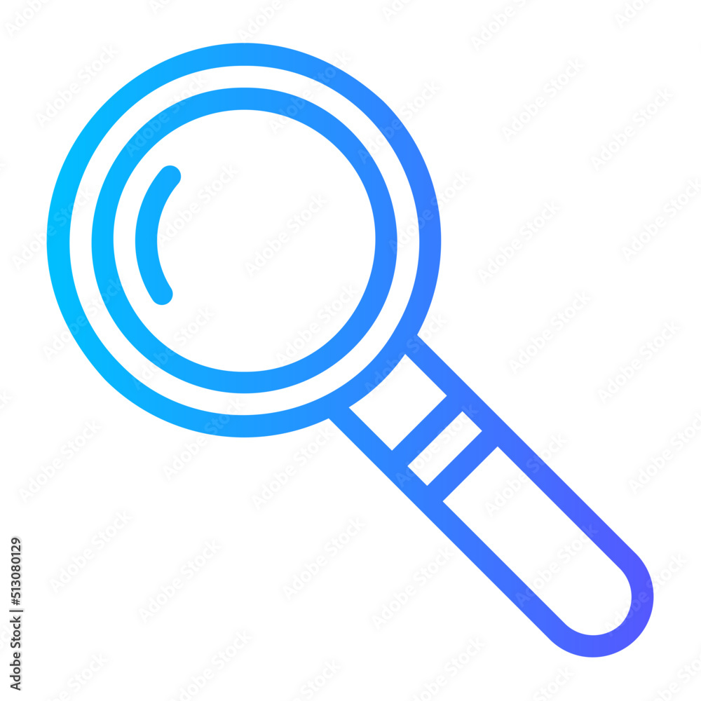 Loupe gradient icon Loupe gradient icon