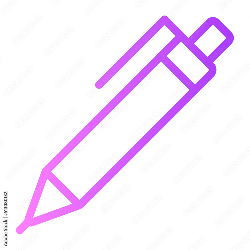 Pen gradient icon Pen gradient icon