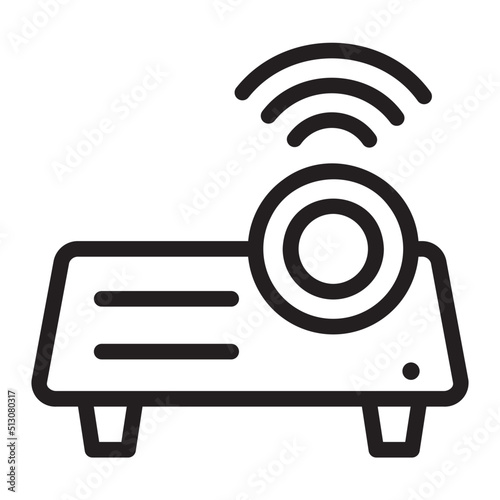 Projector line icon