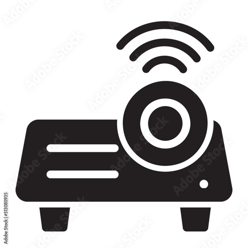 Projector glyph icon