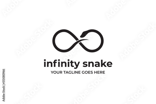 Infinity Snake Logo Template