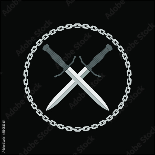 vector dagger and chain