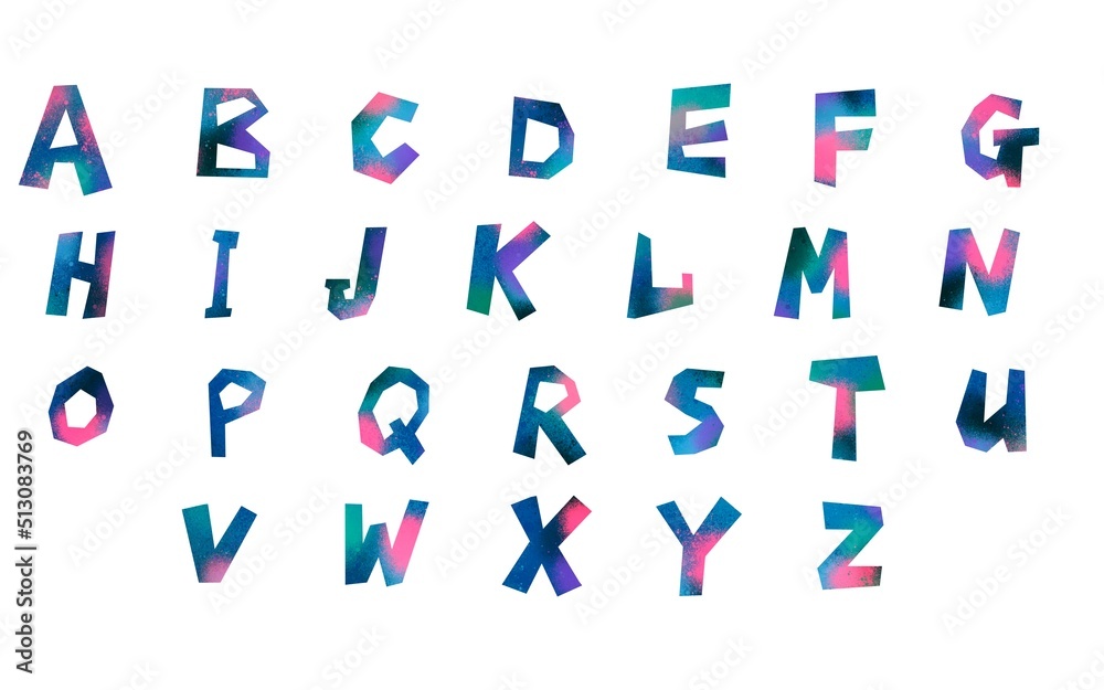 Alphabet set for cards and gifts and kids and kindergarten and stickers and hobbies Alphabet set for cards and gifts and kids and kindergarten and stickers and hobbies