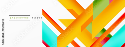 Dynamic lines background. Wallpaper for concept of AI technology, blockchain, communication, 5G, science, business and technology
