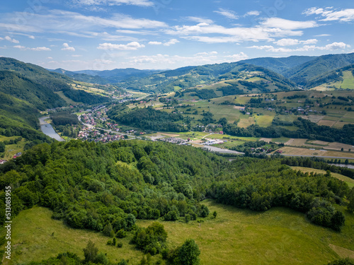 Widok na Beskidy i Poprad