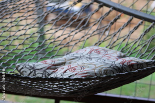 close up of hammock