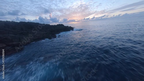 Japanese Sea by FPV Drone photo