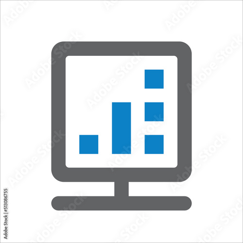 Graph Financial And Business Consulting Logo Design Template Vector Illustrations