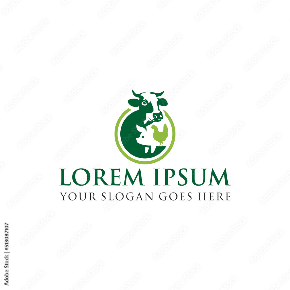 Fototapeta premium farm logo , agriculture logo vector