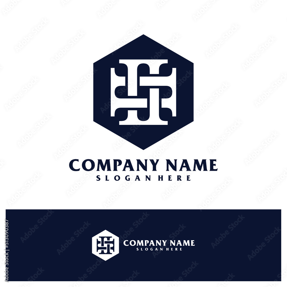 Obraz premium Letter I Logo Design Template. Initial I logo concept vector. Emblem, Creative Symbol, Icon