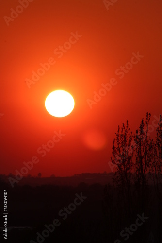 coucher de soleil avril 2020 © nicolas