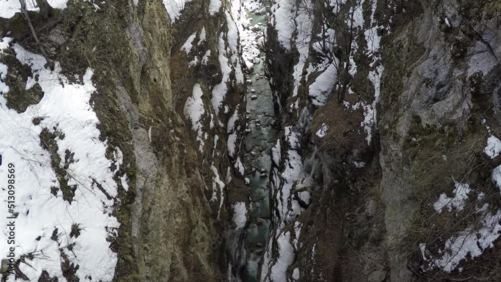 Caucasus, Ossetia. Digoria Gorge. Akhsinta Canyon. Caucasus, Ossetia. Digoria Gorge. Akhsinta Canyon.